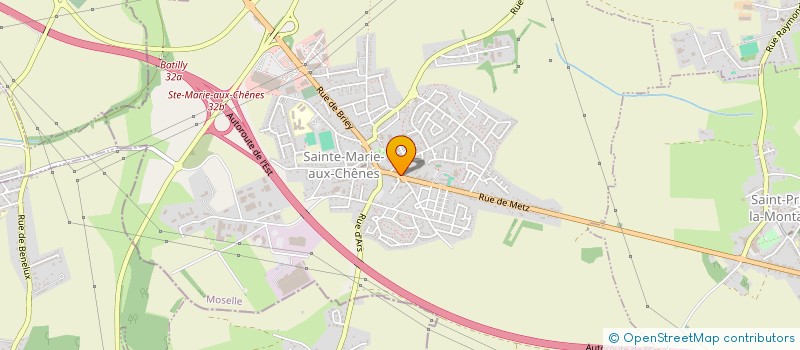 localisation de l'entreprise SCI THOMMA  SAINTE-MARIE-AUX-CHENES