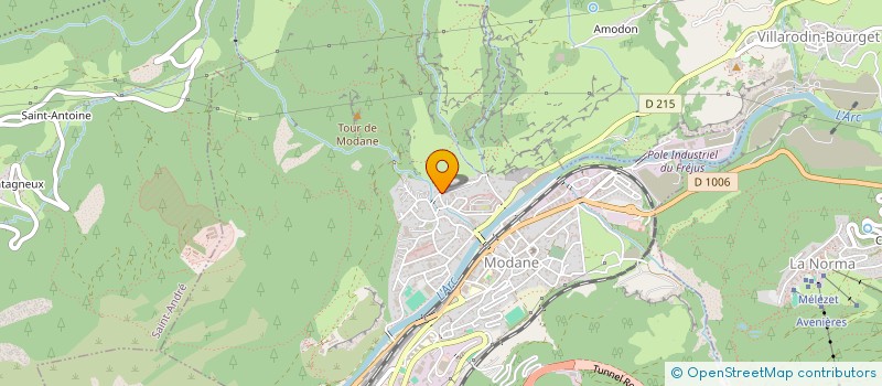 localisation de l'entreprise SCI THOMOSTEO  MODANE