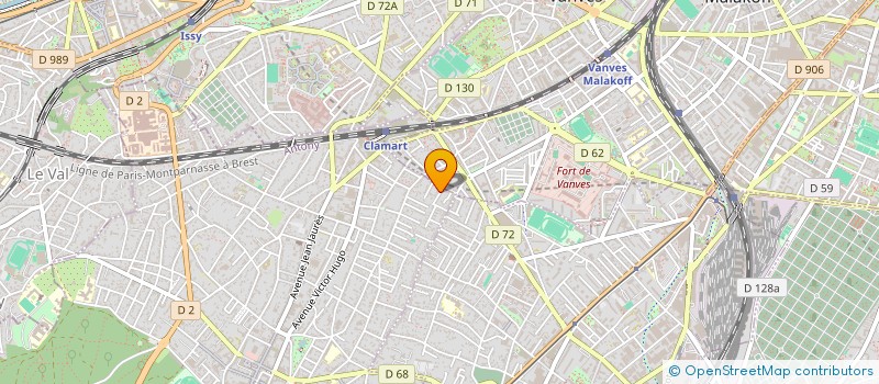 localisation de l'entreprise SCI THOMPIE à CLAMART