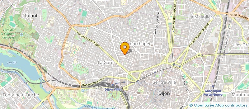 localisation de l'entreprise SCI THOMSON à DIJON
