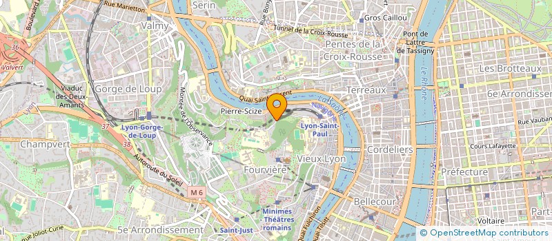 localisation de l'entreprise SCI THOMSON ET JANIN-MANIFICAT  LYON