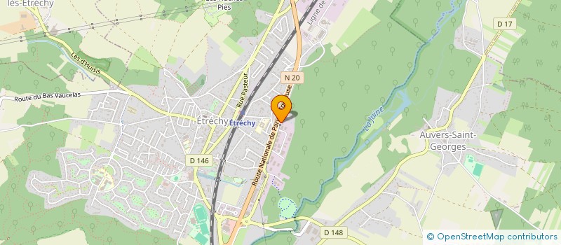 localisation de l'entreprise SCI THOMUEL  ETRECHY