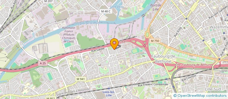 localisation de l'entreprise SCI THONGDAM  LOOS