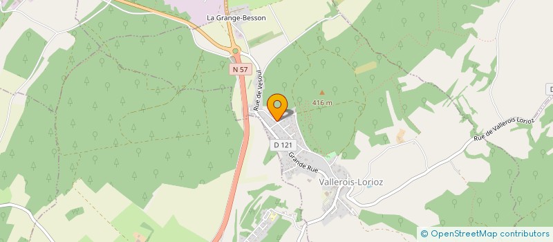 localisation de l'entreprise SCI THONGSOUM  VALLEROIS-LORIOZ