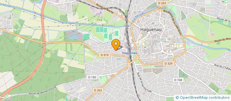 localisation de l'entreprise SCI THONIC  HAGUENAU