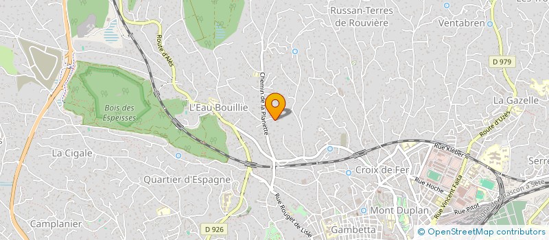 localisation de l'entreprise SCI THOPAU  NIMES