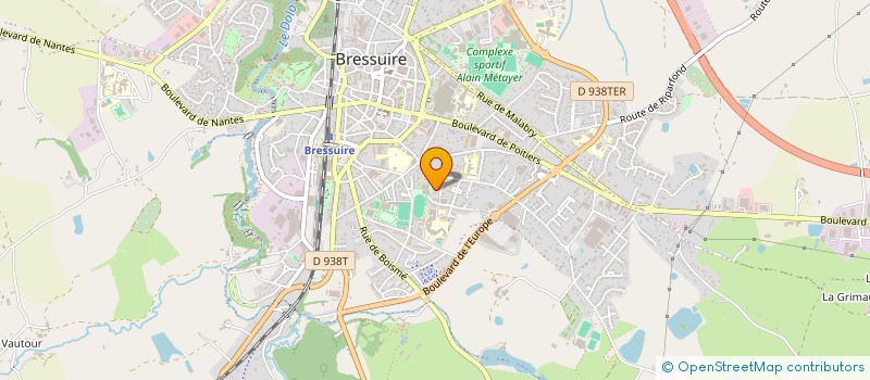 localisation de l'entreprise SCI THOQUELUC  BRESSUIRE