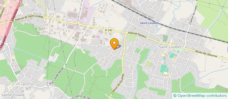 localisation de l'entreprise SCI THOR  SAINT-LOUBES