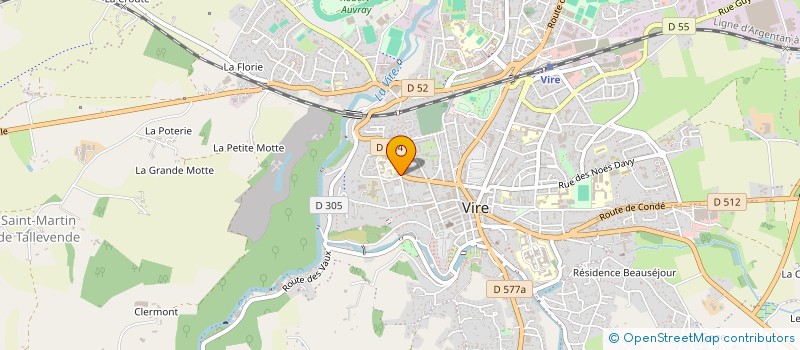 localisation de l'entreprise SCI THOR  VIRE-NORMANDIE