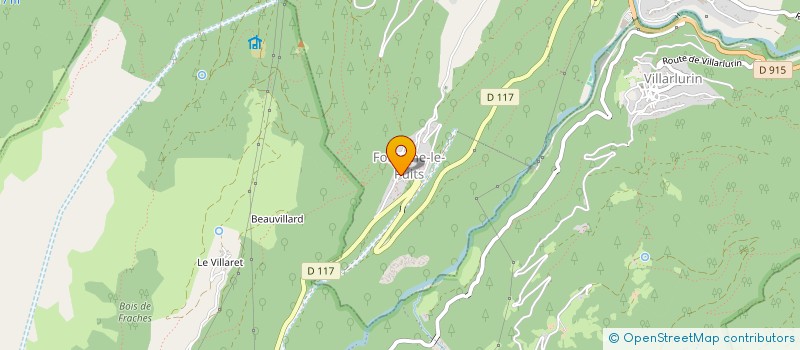 localisation de l'entreprise SCI THORENS  SALINS-FONTAINE