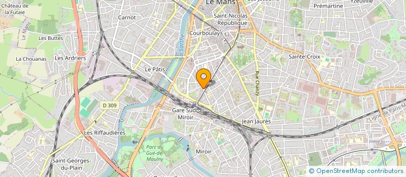 localisation de l'entreprise SCI THORGAL  LE MANS