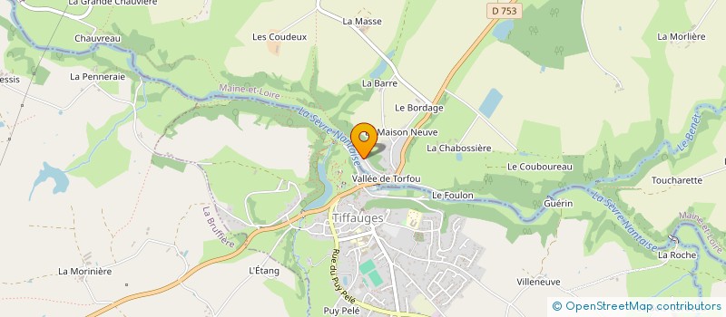 localisation de l'entreprise SCI THORIANE à SEVREMOINE