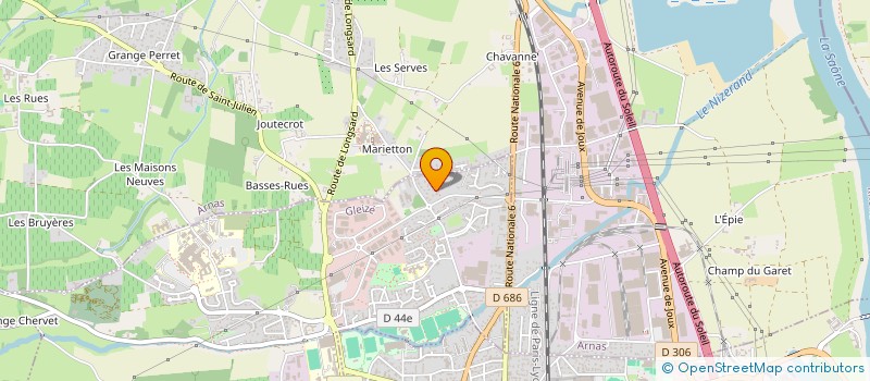 localisation de l'entreprise SCI THORO IMMO  GLEIZE