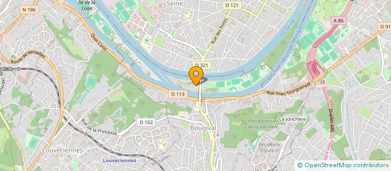 localisation de l'entreprise SCI THORPE  BOUGIVAL