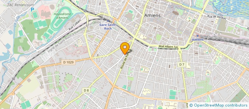 localisation de l'entreprise SCI THORY  AMIENS