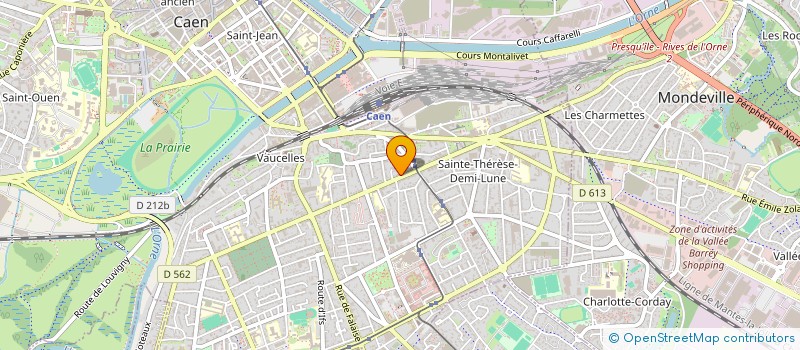 localisation de l'entreprise SCI THOT  CAEN