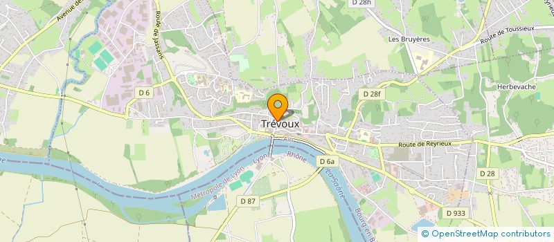 localisation de l'entreprise SCI THOT  TREVOUX