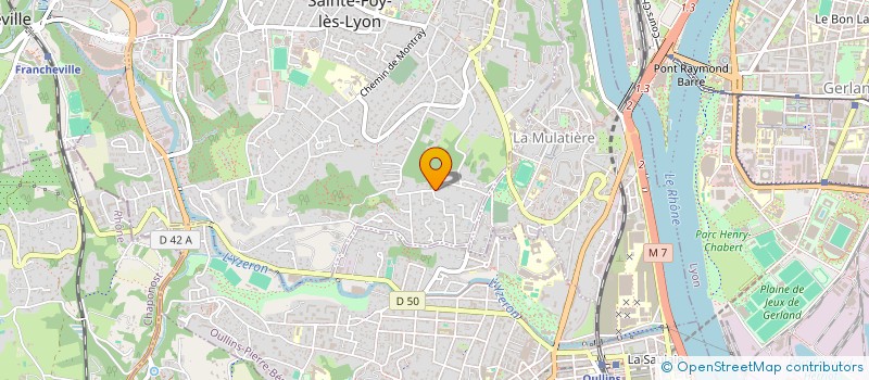 localisation de l'entreprise SCI THOU MONTHIEUX  SAINTE-FOY-LES-LYON