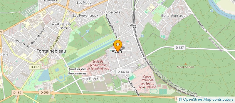 localisation de l'entreprise SCI THOUIN à AVON