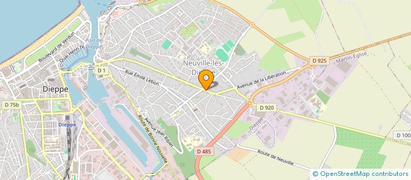 localisation de l'entreprise SCI THOUMIRE  DIEPPE