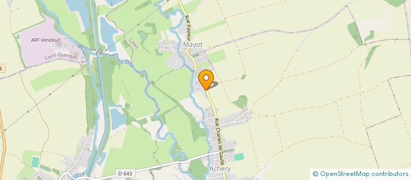 localisation de l'entreprise SCI THOUVENIN  ACHERY