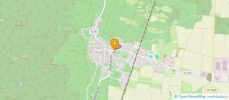 localisation de l'entreprise SCI THOUVENIN  DAMBACH-LA-VILLE