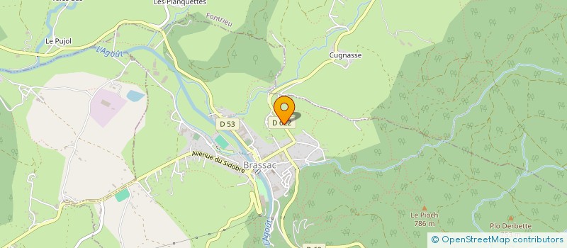 localisation de l'entreprise SCI THOUY-MILLESIMES  BRASSAC