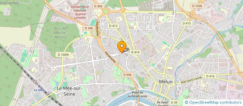 localisation de l'entreprise SCI THOVAGANE  MELUN