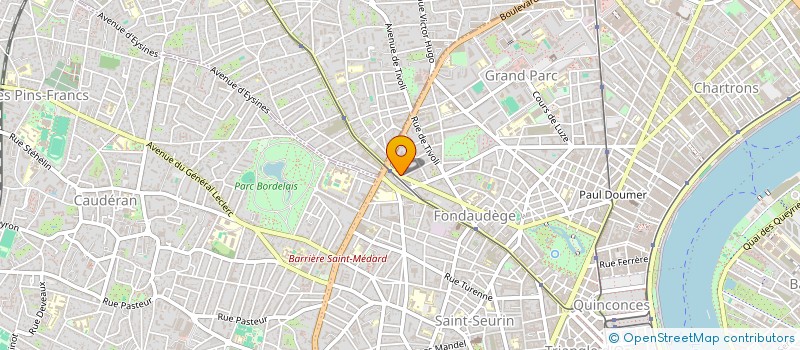 localisation de l'entreprise SCI THOVALLAU  BORDEAUX