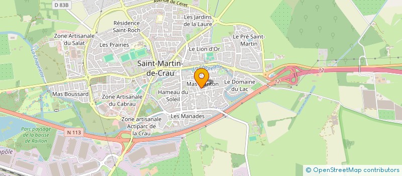 localisation de l'entreprise SCI THOYAN à SAINT-MARTIN-DE-CRAU