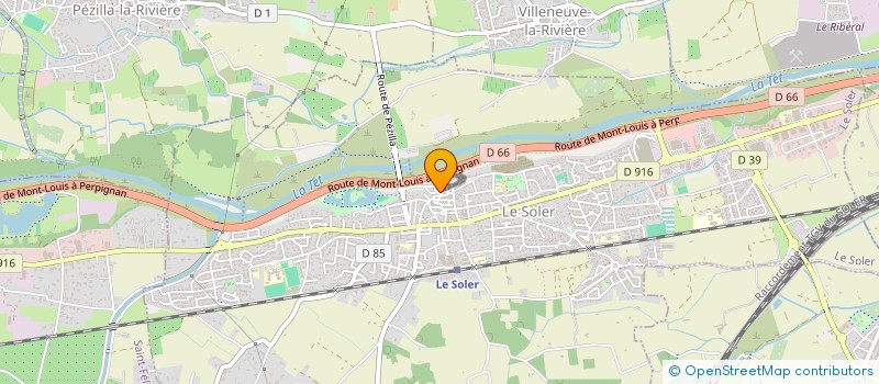 localisation de l'entreprise SCI THR  LE SOLER