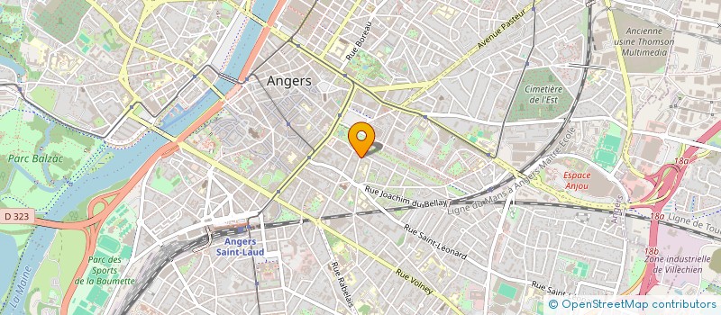 localisation de l'entreprise SCI THRDL à ANGERS