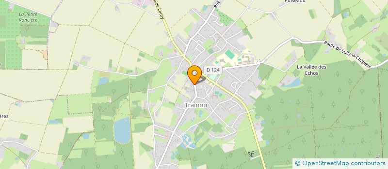 localisation de l'entreprise SCI THREEX à TRAINOU