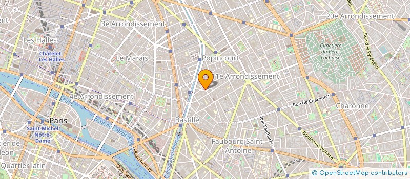 localisation de l'entreprise SCI THROUGH THE RAIN  PARIS