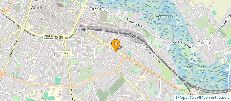 localisation de l'entreprise SCI THUBA  AMIENS