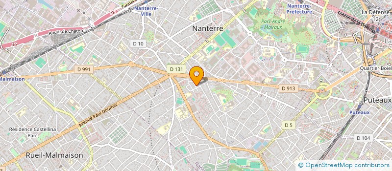 localisation de l'entreprise SCI THUG FAMILY  NANTERRE