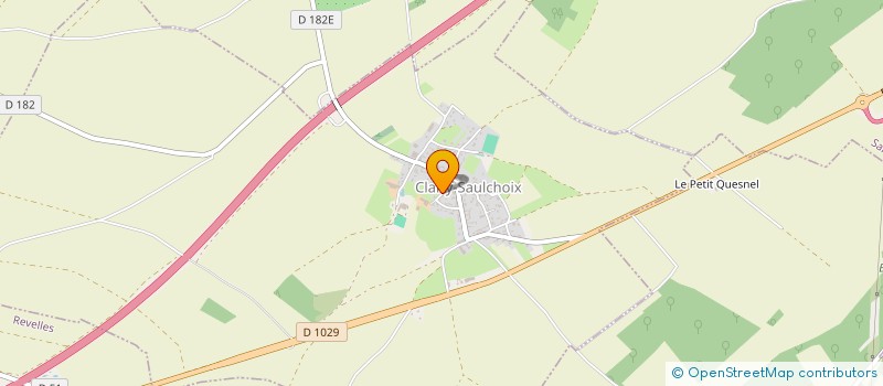 localisation de l'entreprise SCI THUILLIER  CLAIRY-SAULCHOIX