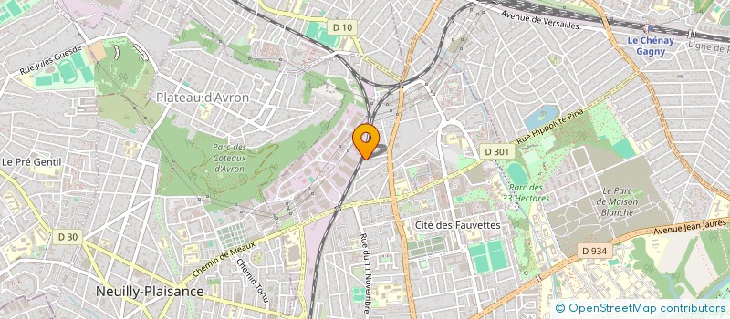 localisation de l'entreprise SCI THUILLIER à NEUILLY-SUR-MARNE
