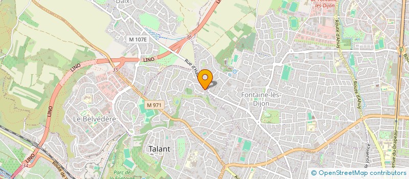 localisation de l'entreprise SCI THULOUP  TALANT