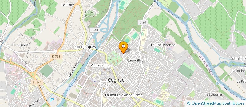 localisation de l'entreprise SCI THUREA à COGNAC