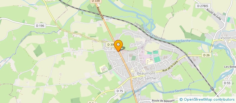 localisation de l'entreprise SCI THUREAU  BEAUMONT-SUR-SARTHE