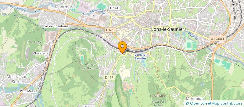 localisation de l'entreprise SCI THUREL  LONS-LE-SAUNIER