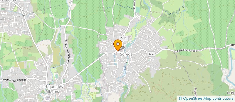 localisation de l'entreprise SCI THURET FRERES  SOREDE