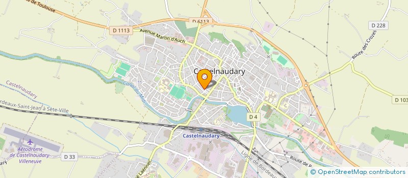 localisation de l'entreprise SCI THURIES  CASTELNAUDARY