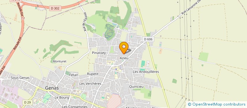 localisation de l'entreprise SCI THURIMMO  GENAS