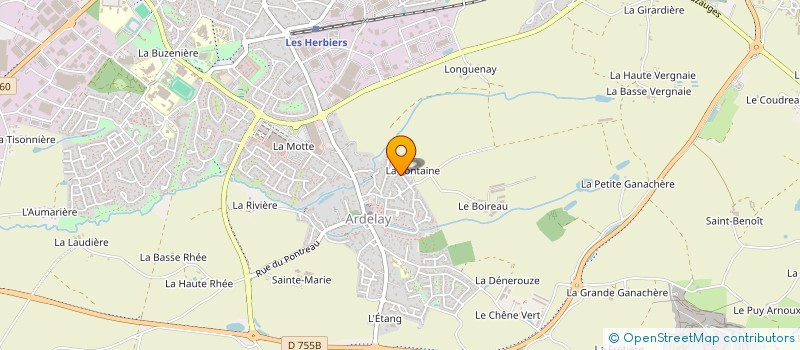 localisation de l'entreprise SCI THUYS à LES HERBIERS