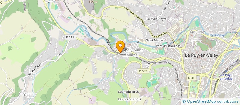 localisation de l'entreprise SCI THYA  ESPALY-SAINT-MARCEL