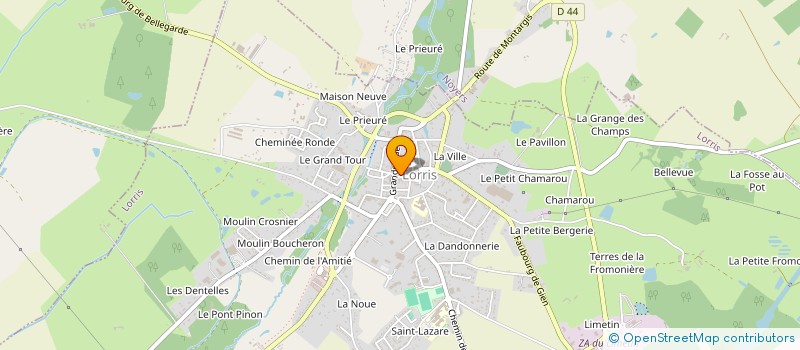 localisation de l'entreprise SCI THYBAUD-GASNIER à LORRIS