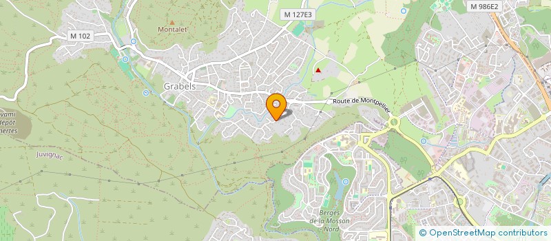 localisation de l'entreprise SCI THYCIA  GRABELS