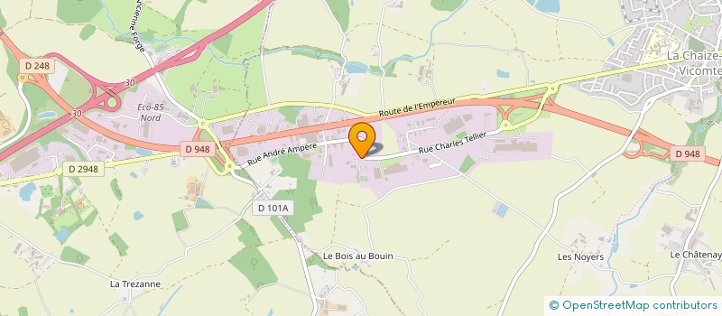 localisation de l'entreprise SCI THYRIRI  LA CHAIZE-LE-VICOMTE